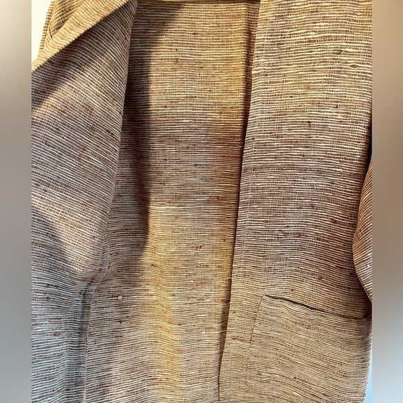 Mary Ann Restivo silk blend open front kimono style blazer/ cardigan/ jacket - Picture 2 of 9